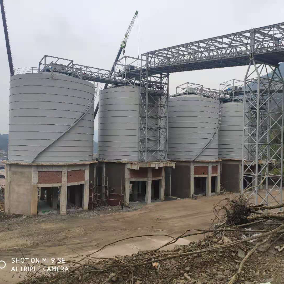 淮南3000吨骨料钢板库